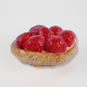 AARDBEI SCHELP TAART